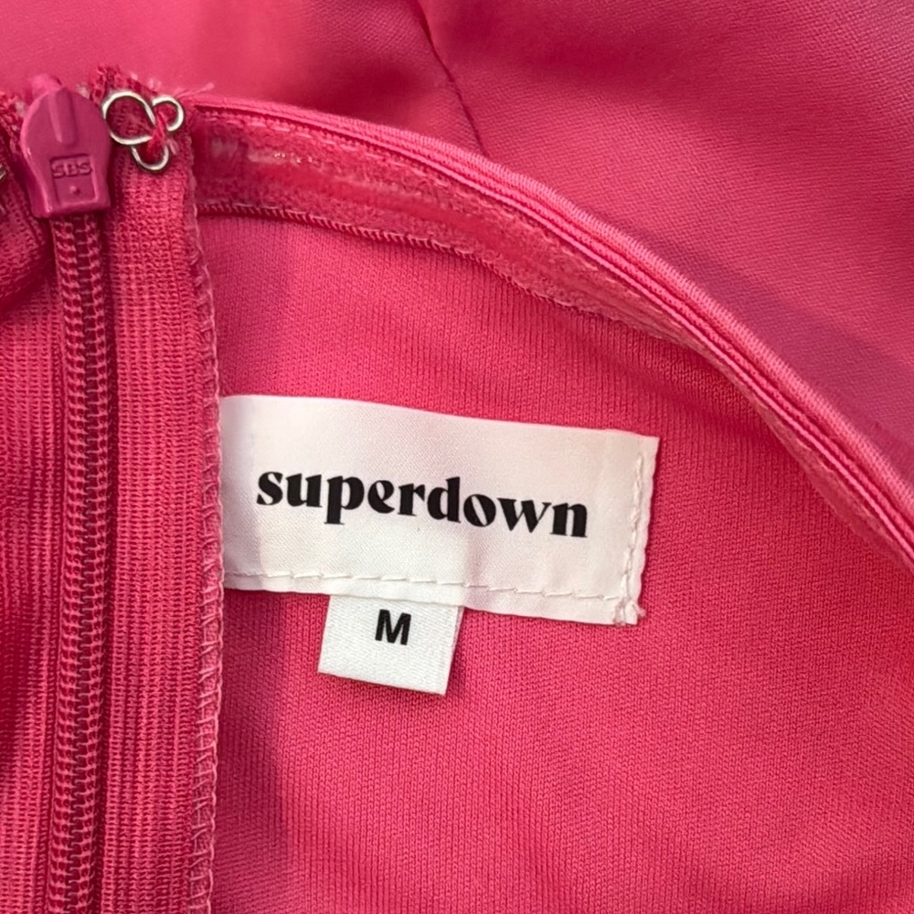 superdown Strapless Mini Dress in Hot Pink - Picture 6 of 15